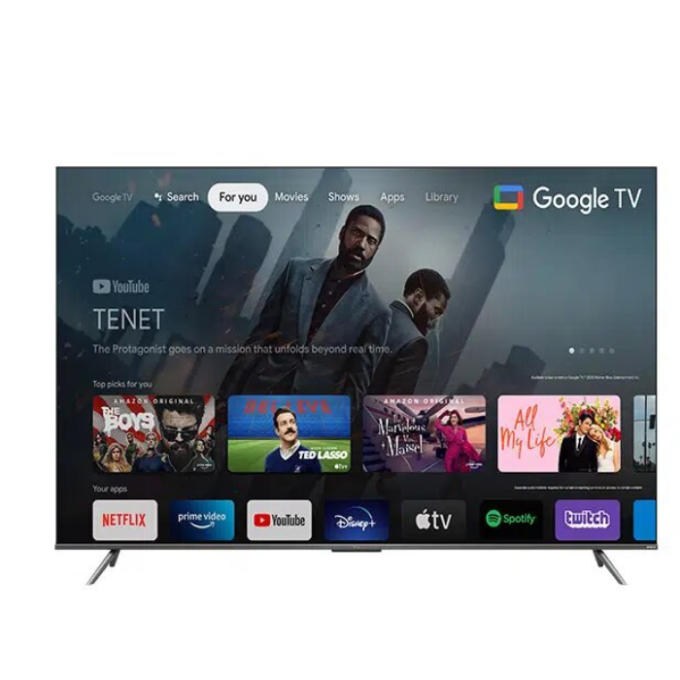 TCL 65" 4K QLED TV with Google TV and Game Master -65C635