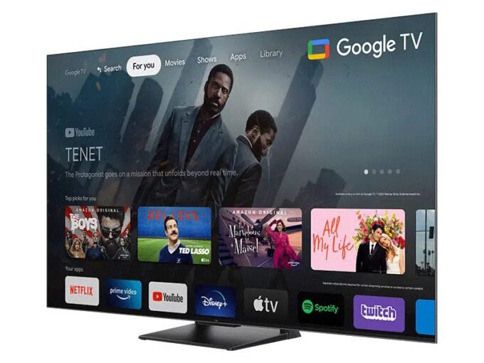 TCL 75C745 right side