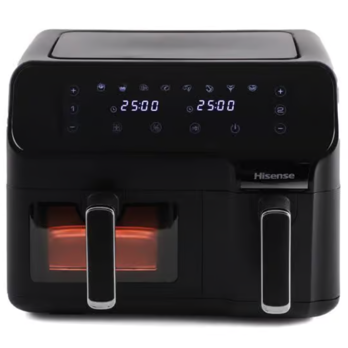Hisense H09AFBK2S5 8.6L Dual Airfryer