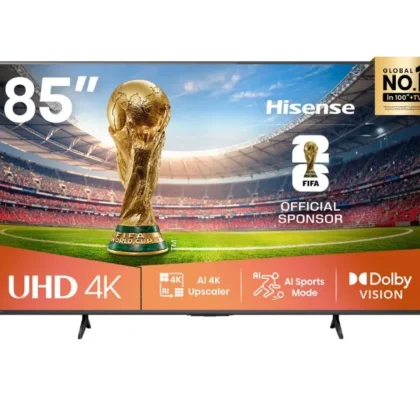 Hisense 85A6QKEN 85″ 4K VIDAA Smart TV